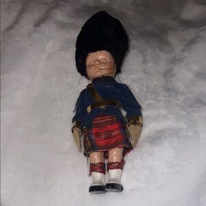 Scottish Guard Doll with Tartan Outfit